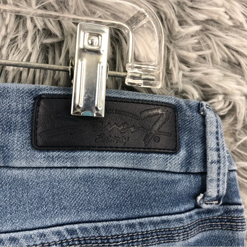 Seven7 Jeans Womens 16 Embellished Skinny Jeans Denim